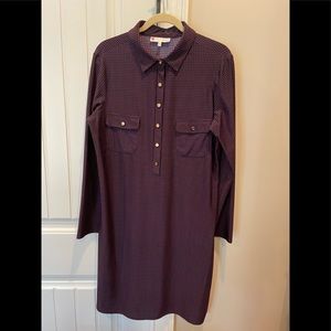 Jude Connallly Dress XL Navy Red Dot